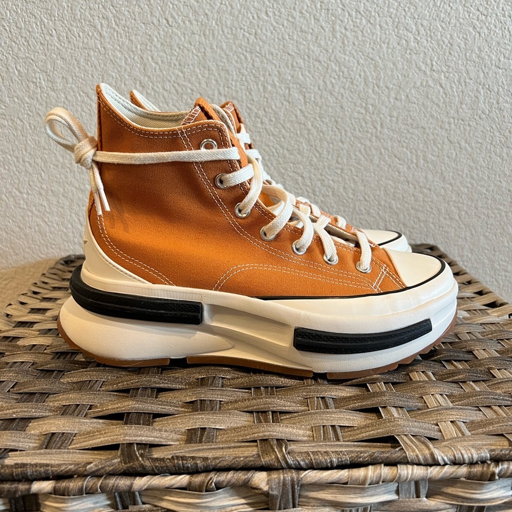 ❌SOLD❌NWOT Converse Run Star Legacy CX Future Comfort Orange size 9W - Picture 4 of 9